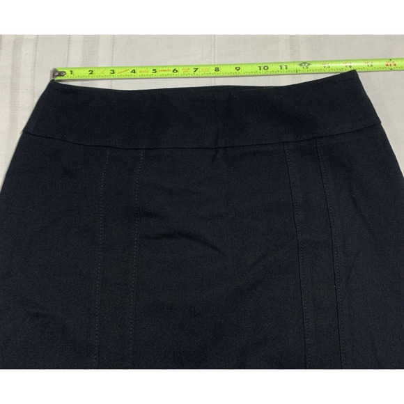 White House Black Market Skirt Women's 6 Black Office Career Pencil - Picture 5 of 12